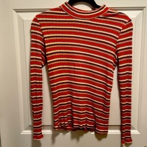 Women’s Volcom RIB LONG SLEEVE TOP, size medium